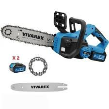 اره زنجیری شارژی ویوارکس مدل VR2412V-CS ۳۰ سانت دو باتری براشلس