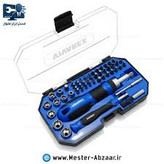ست پیچ گوشتی و بیت 55 پارچه ویوارکس مدل VR5565-SD