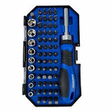 ست پیچ گوشتی و بیت 63 پارچه ویوارکس مدل VR6365-SD