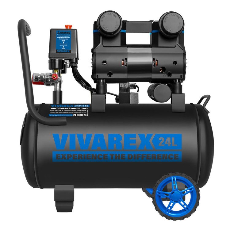 کمپرسور باد ویوارکس 24 لیتری 1.5 اسب سایلنت مدل VR2415-SS