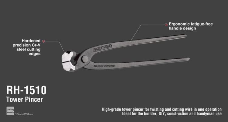 گاز انبر رونیکس (Ronix) مدل Rh-1510 سایز 10 اینچ