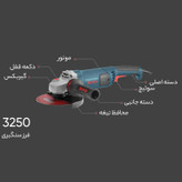 فرز آهنگری 180 میلیمتری 2200 وات مدل 3250 رونیکس
