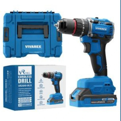 دریل شارژی ویوارکس چکشی موتور براشلس VR2010-BLX
