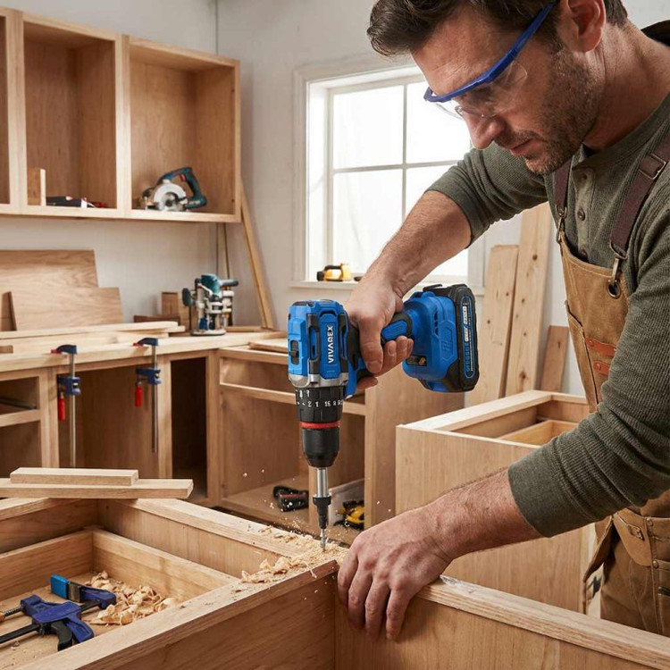 دریل شارژی 20 ولت ویوارکس مدل VR2010V-IBL